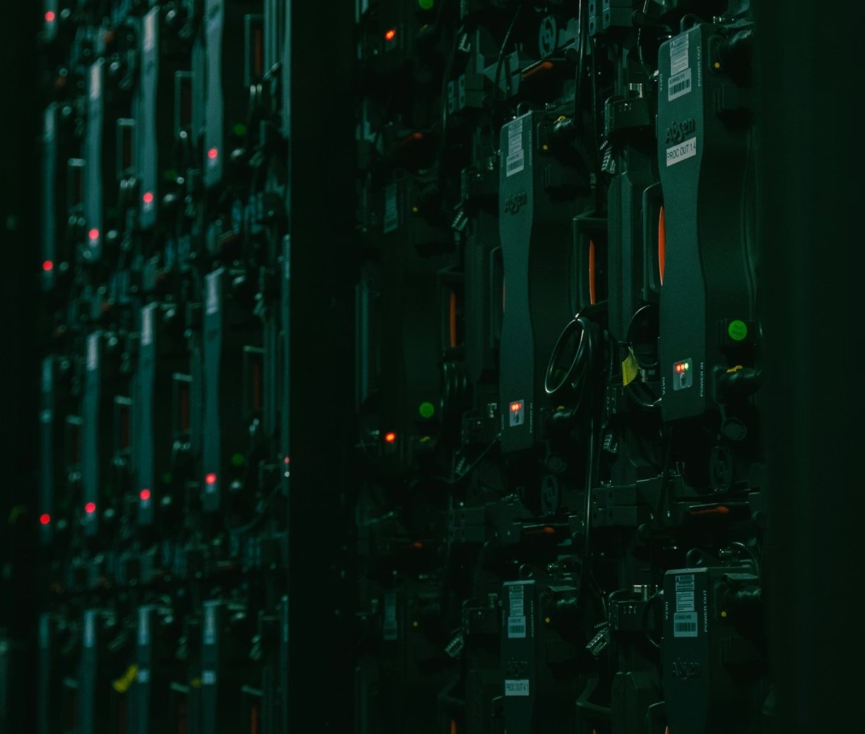 Server-Infrastruktur im Rechenzentrum