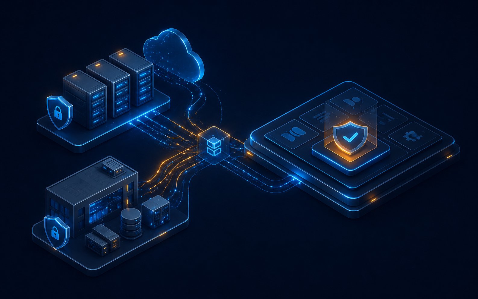Plattform-Architektur mit Datenschutz und sicherer Infrastruktur